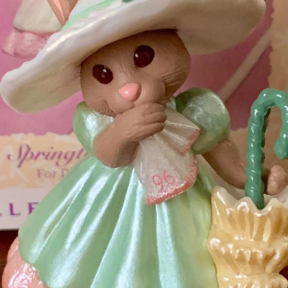 Hallmark Keepsake Ornament Springtime Bonnets 1996  #4